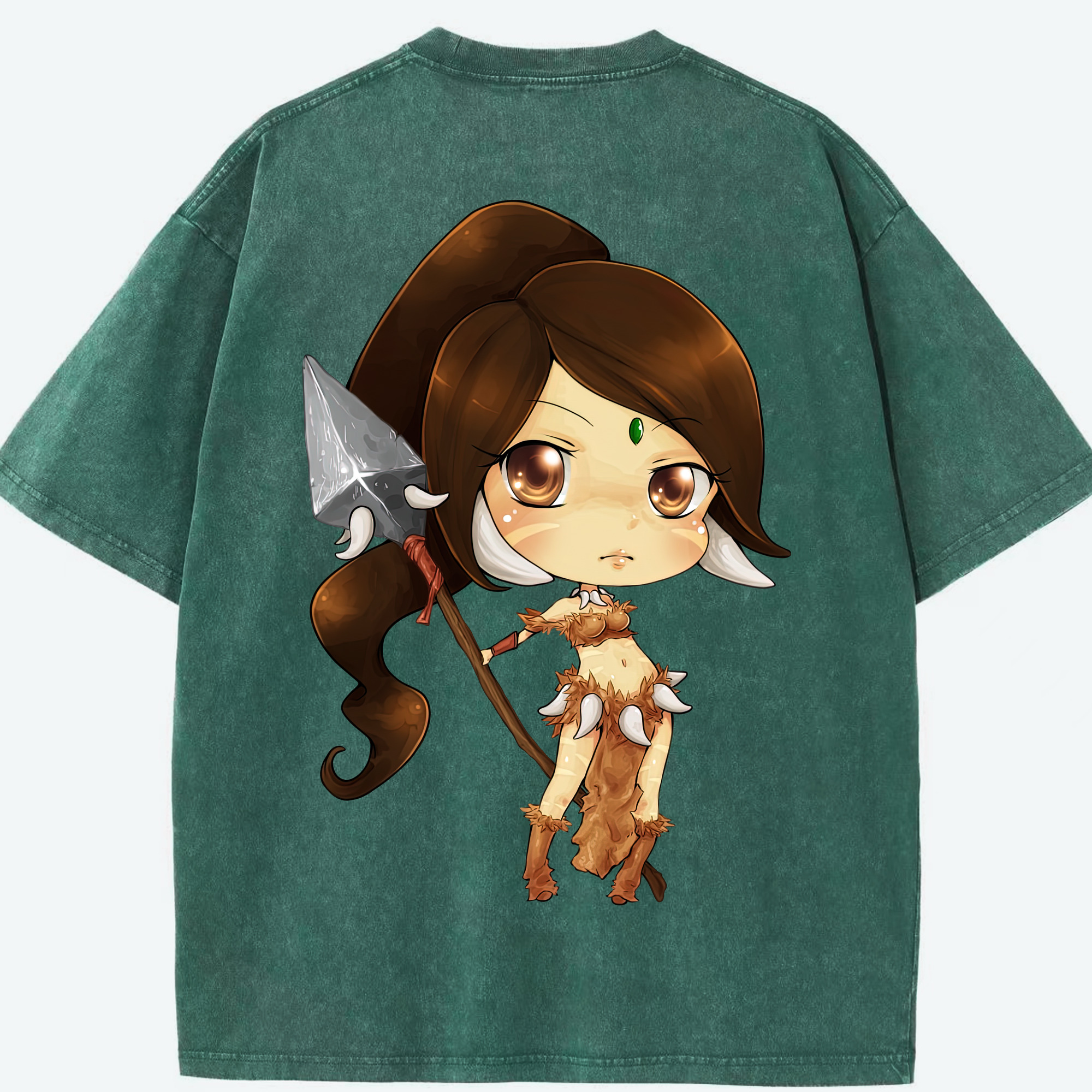 リーグ・オブ・レジェンド League of Legends LOL 綿100% ヴィンテージ風 半袖Tシャツ（背面プリント）